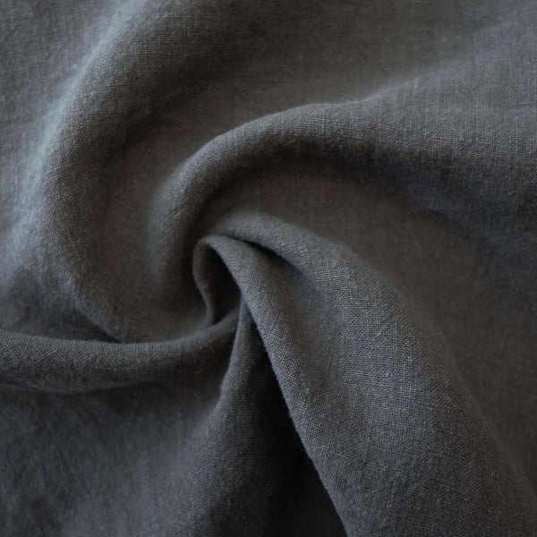 100% Antique Washed Linen - sold by the 1/4 yard - Slate