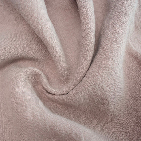 100% Antique Washed Linen - sold by the 1/4 yard - Petal