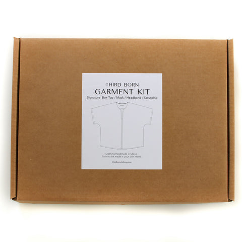 Garment Kit - Signature Box Top - 100% Linen
