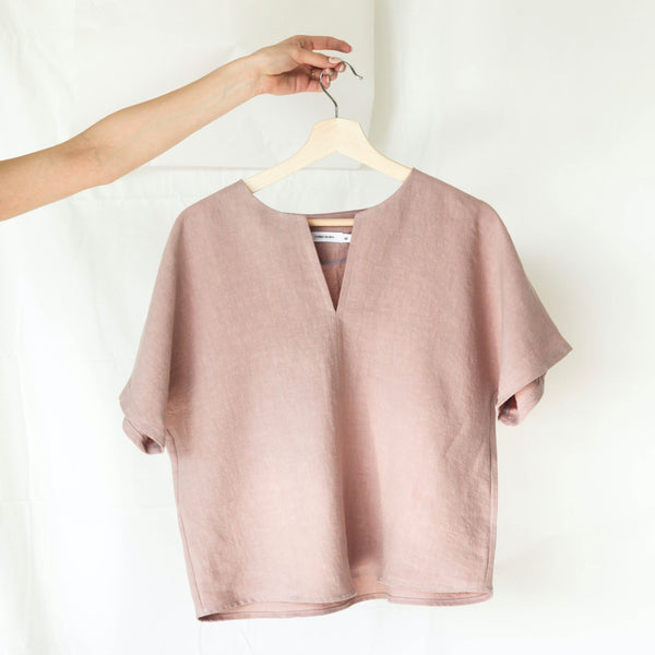 Signature Linen Box Top - Petal