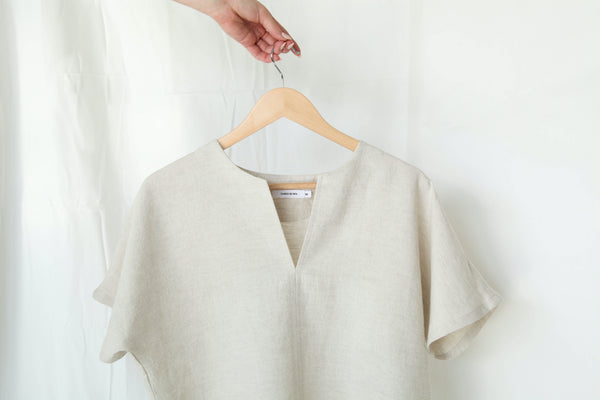 Signature Linen Box Top - Oatmeal