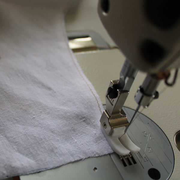 100% Antique Washed Linen - sold by the 1/4 yard - White