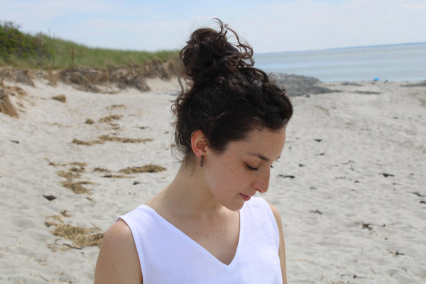 XL Crinkle Linen Scrunchie - Espresso