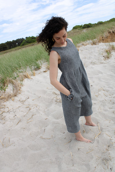 Crinkle Linen Dress