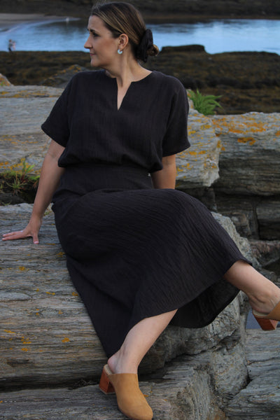 Signature Skirt - Crinkle Linen