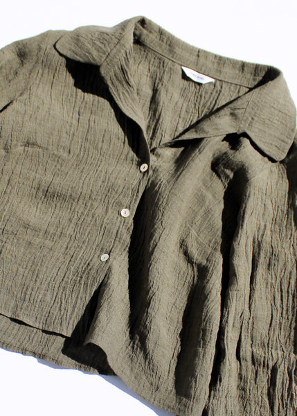 JoAnn Blouse - Bias Ruffle Sleeve