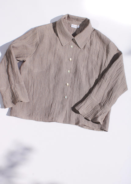 JoAnn Blouse - Bias Ruffle Sleeve