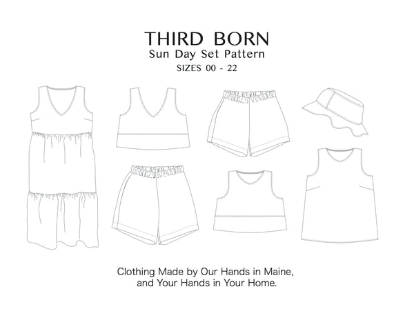 PDF Pattern - Sun Day Set