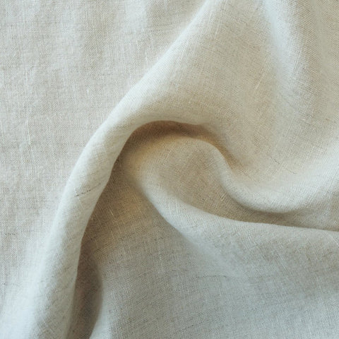 100% Antique Washed Linen - sold by the 1/4 yard - Oatmeal