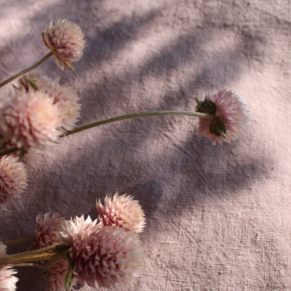 100% Antique Washed Linen - sold by the 1/4 yard - Petal