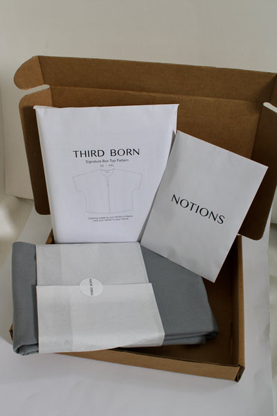 Garment Kit - Signature Box Top - 100% Cotton