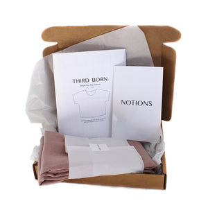 Garment Kit - Simple Box Top - 100% Linen